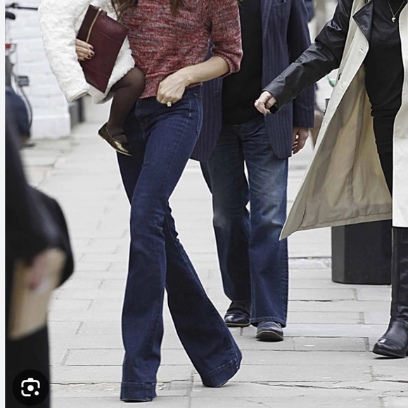 J Brand The Doll High Waisted Flare Bell Bottom Dark Wash Denim Jeans Women’s 28 - Picture 16 of 16